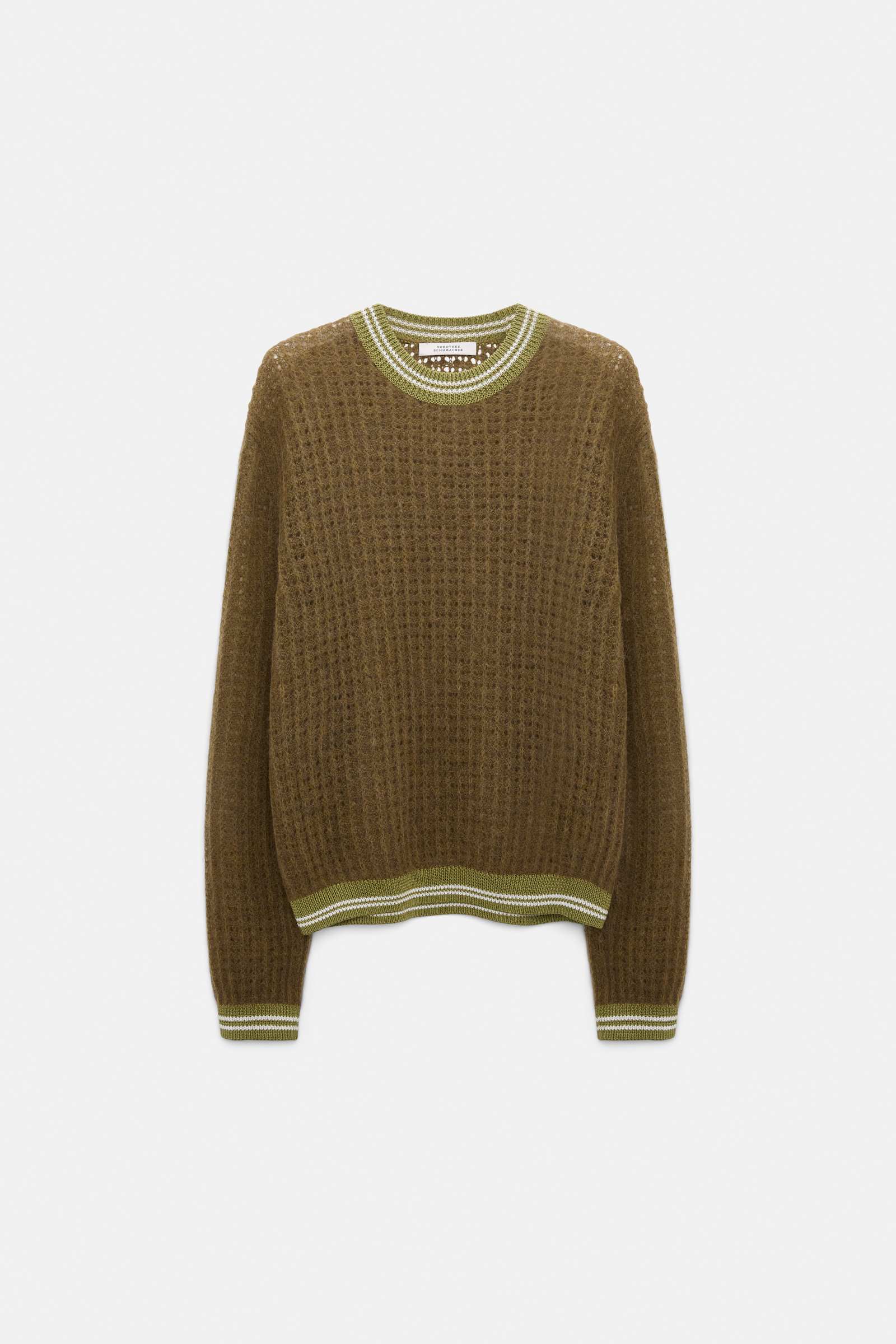 Dorothee Schumacher Open pointelle pullover seaweed