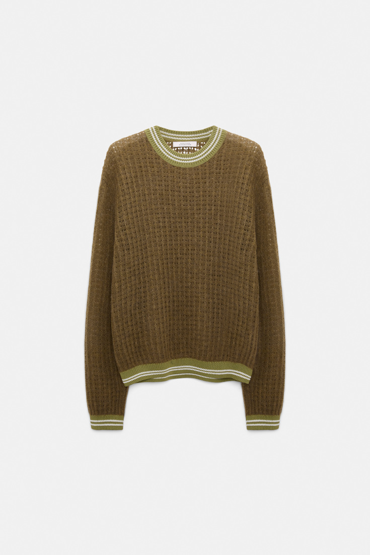 Dorothee Schumacher Open pointelle pullover seaweed