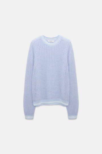 Dorothee Schumacher Open pointelle pullover violet