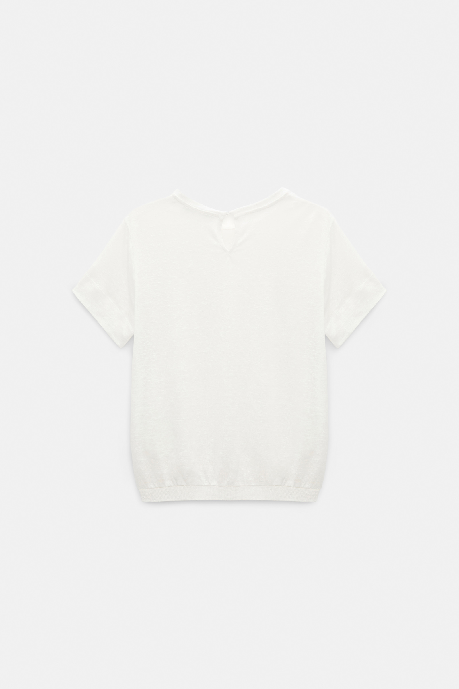 Dorothee Schumacher Shirt mit Strickbündchen camellia white