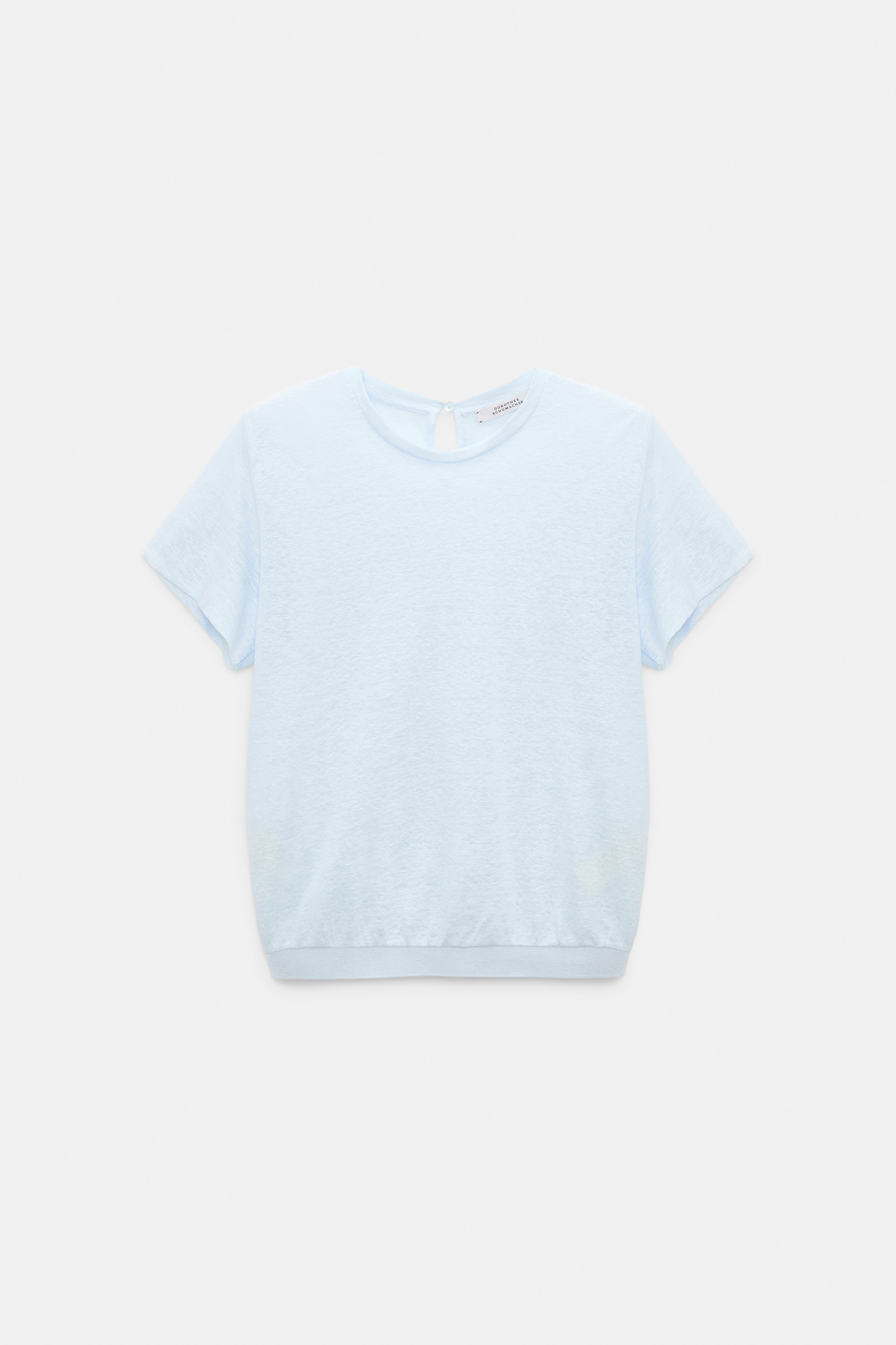 Dorothee Schumacher Shirt mit Strickbündchen sky blue
