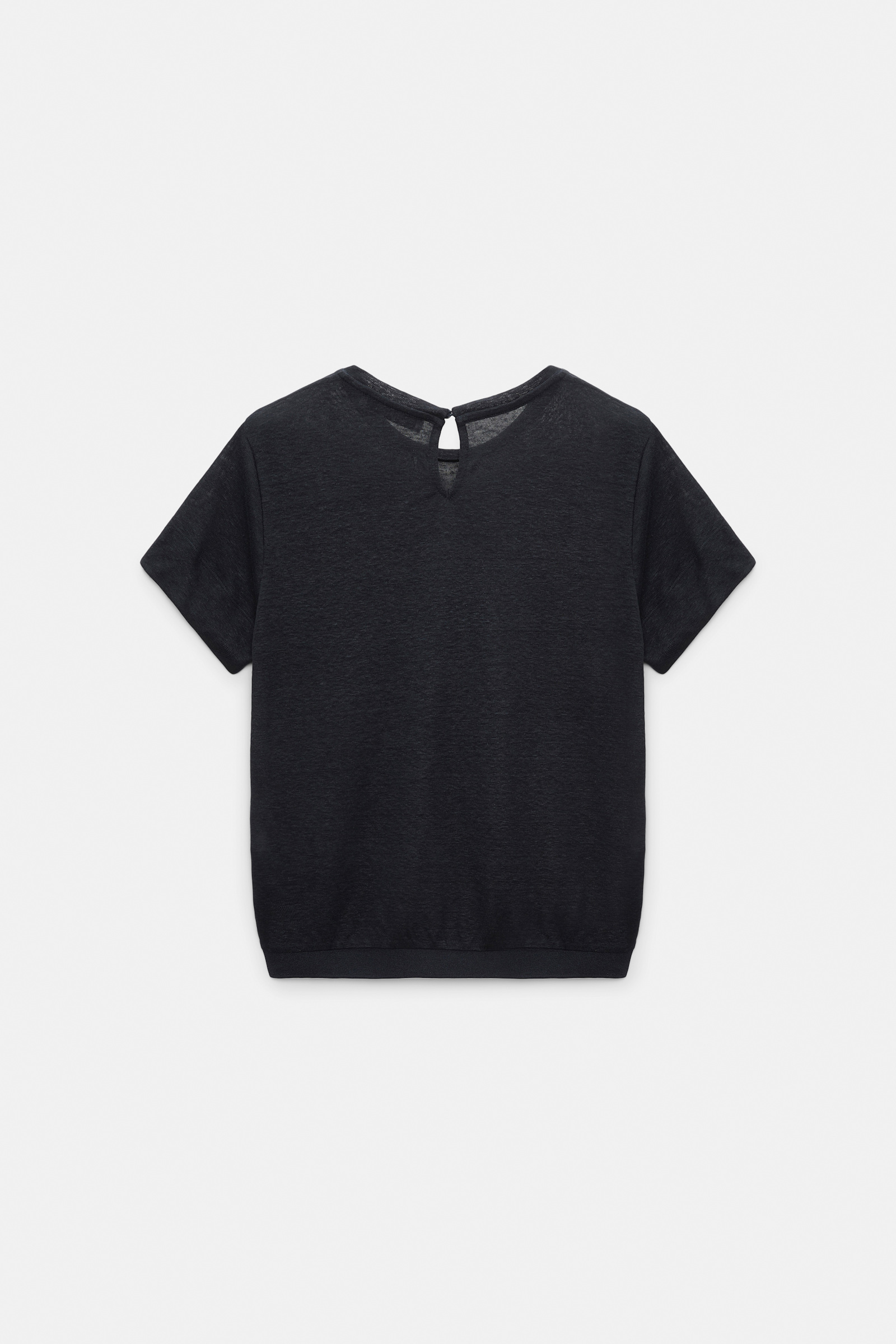 Dorothee Schumacher Shirt mit Strickbündchen dark navy