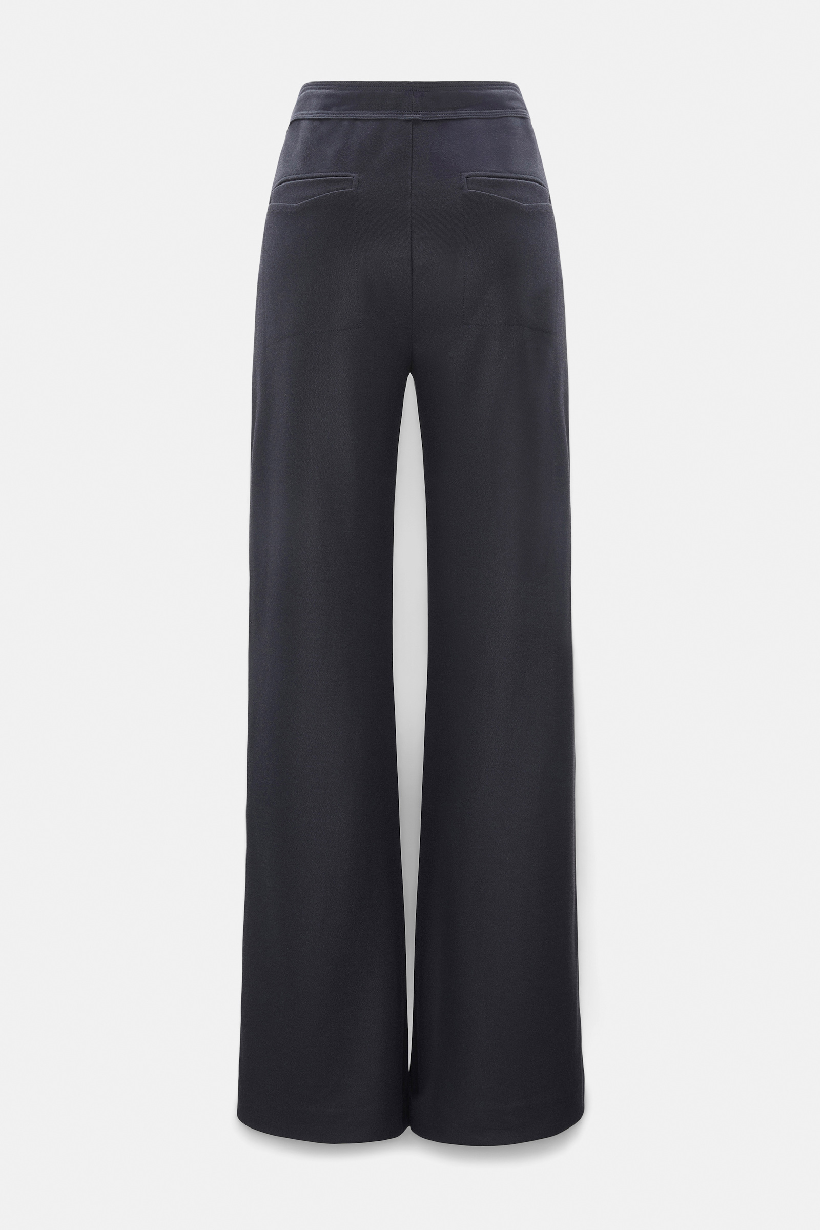 Dorothee Schumacher Track pants with knit side stripes dark navy