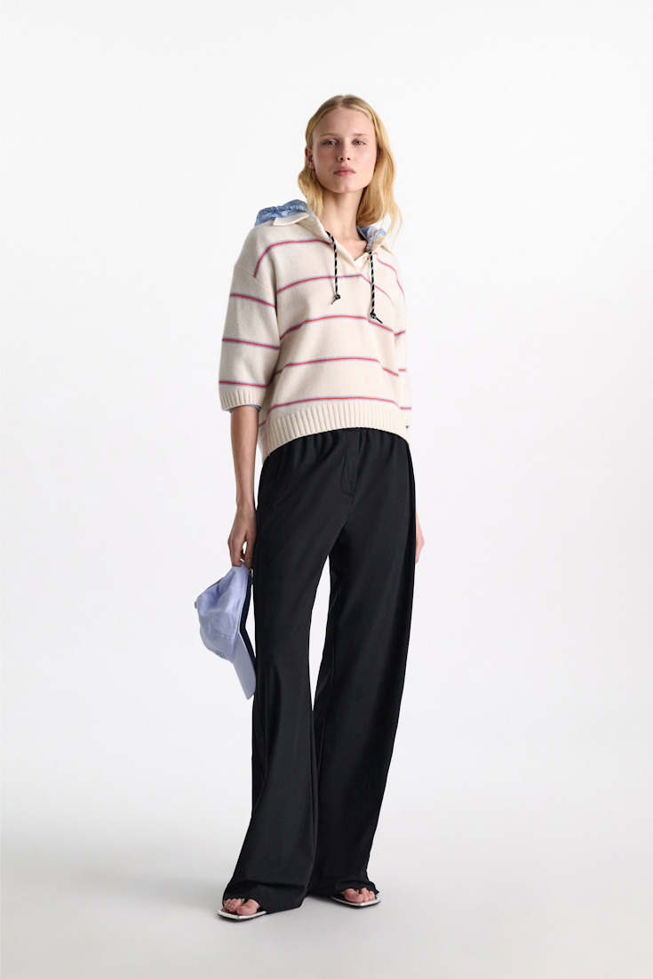 Dorothee Schumacher Track pants in technical jersey pure black