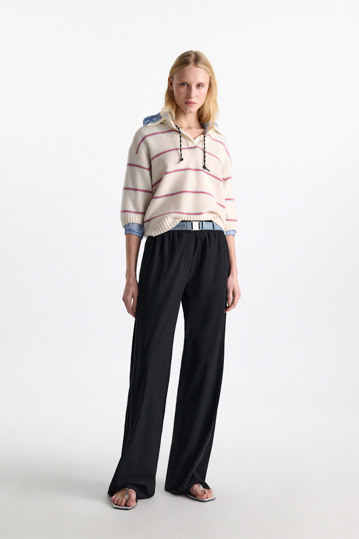 Dorothee Schumacher Track pants in technical jersey pure black