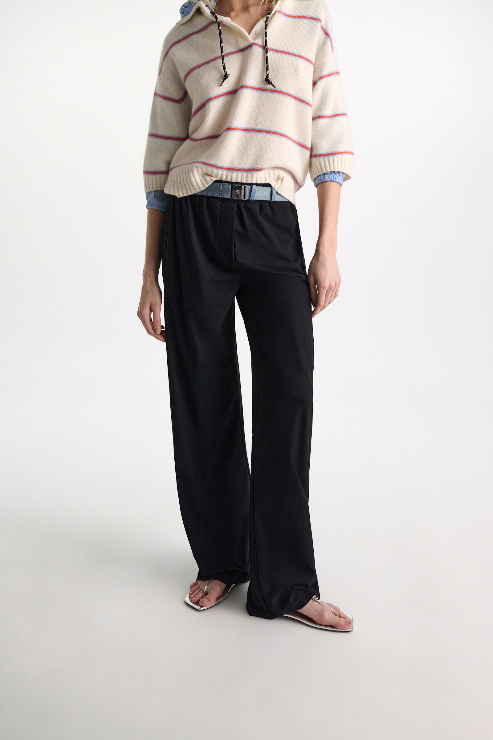 Dorothee Schumacher Track pants in technical jersey pure black