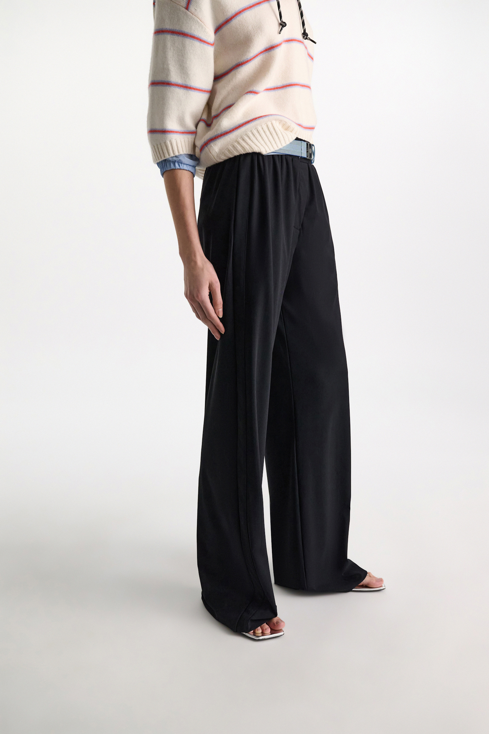 Dorothee Schumacher Track pants in technical jersey pure black
