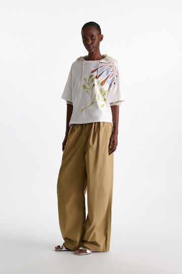 Dorothee Schumacher T-shirt with signature print white sky