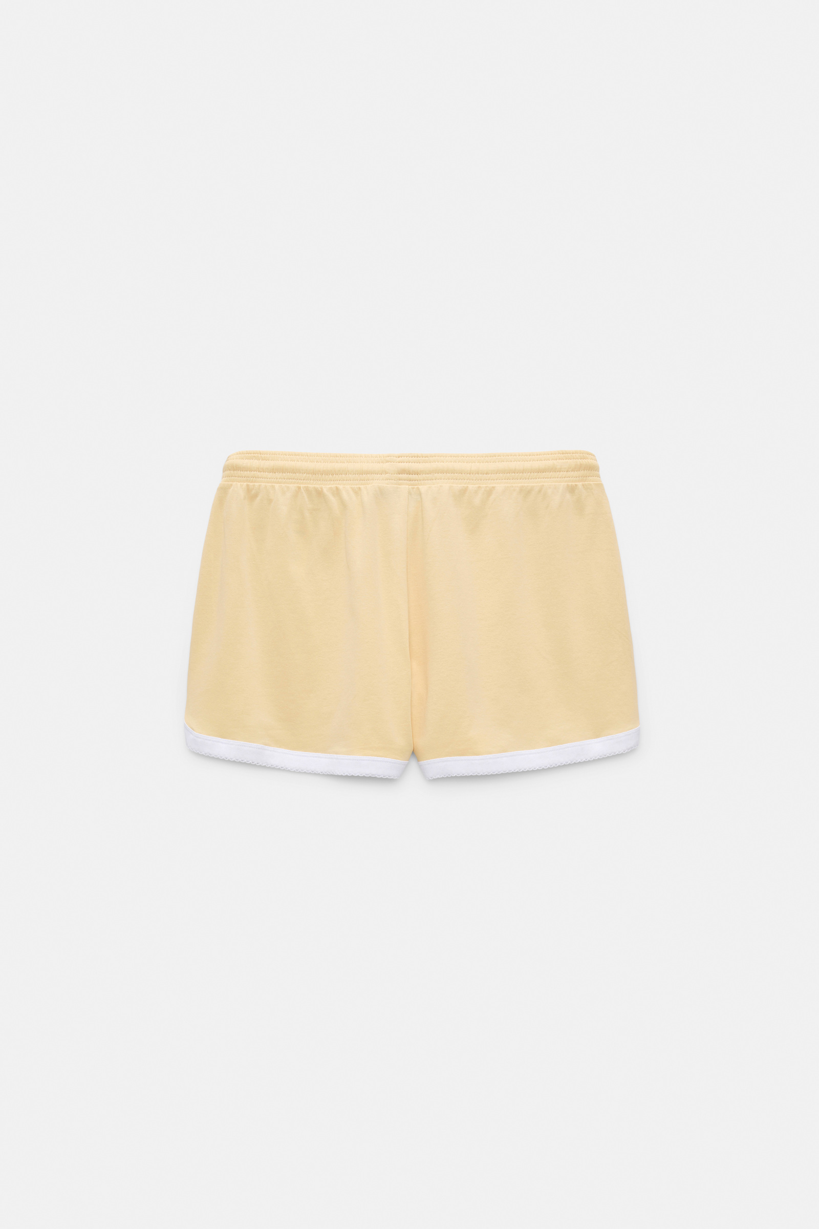 Dorothee Schumacher Stretch cotton shorts with contrast trim bisquit
