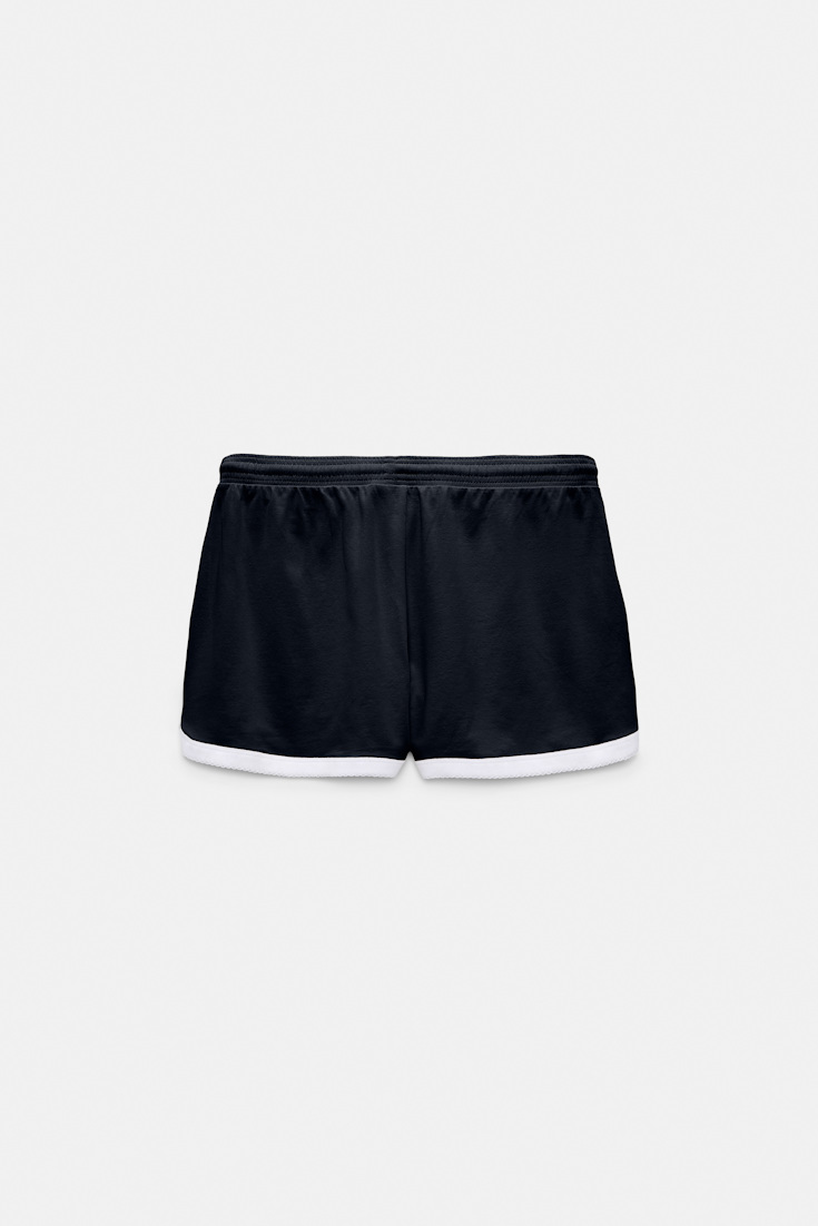 Dorothee Schumacher Shorts mit kontrastierendem Einfass dark navy