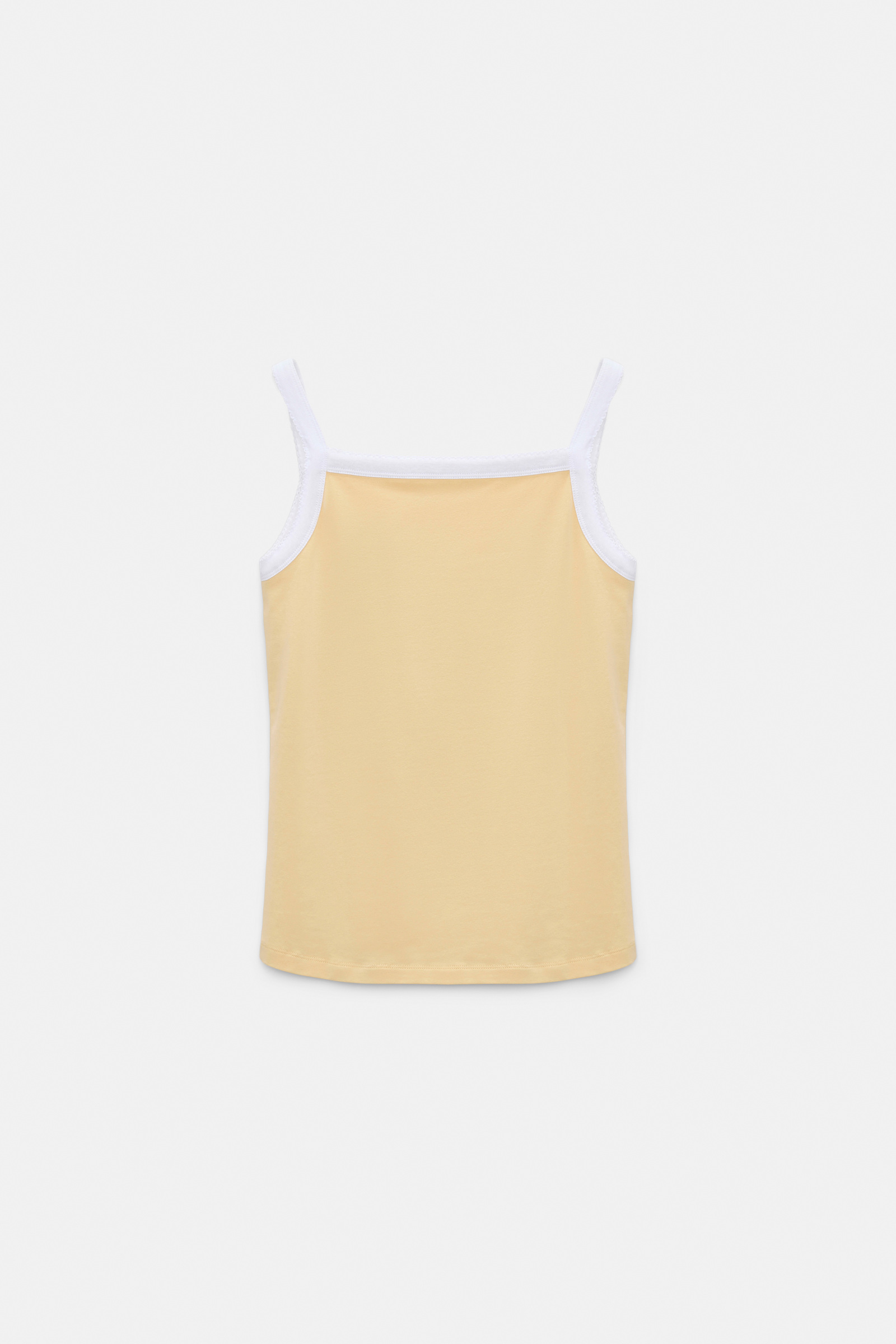 Dorothee Schumacher Trägertop mit kontrastierendem Einfass bisquit