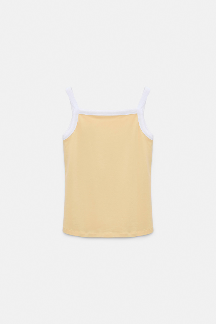 Dorothee Schumacher Trägertop mit kontrastierendem Einfass bisquit