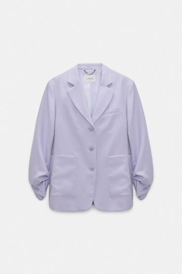 Dorothee Schumacher Technical linen blazer violet