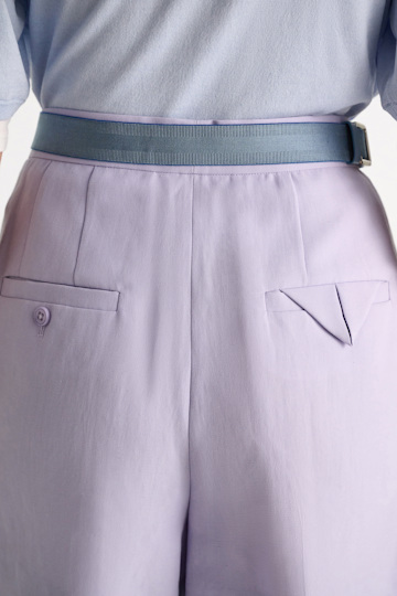 Dorothee Schumacher Technical linen shorts violet