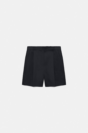 Dorothee Schumacher Technical linen shorts dark navy