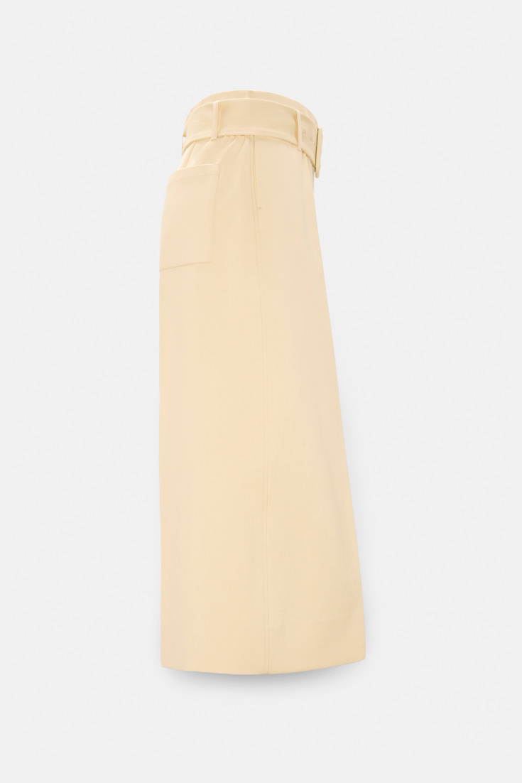 Dorothee Schumacher High-waisted cotton culottes bisquit