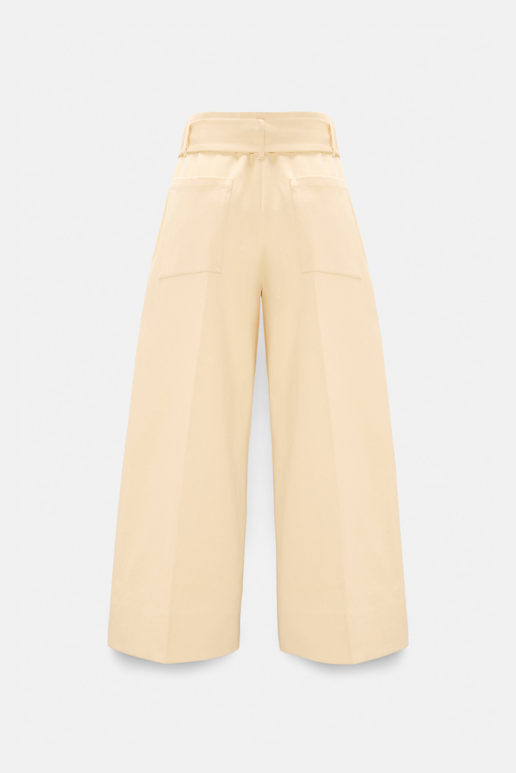 Dorothee Schumacher High-waisted cotton culottes bisquit