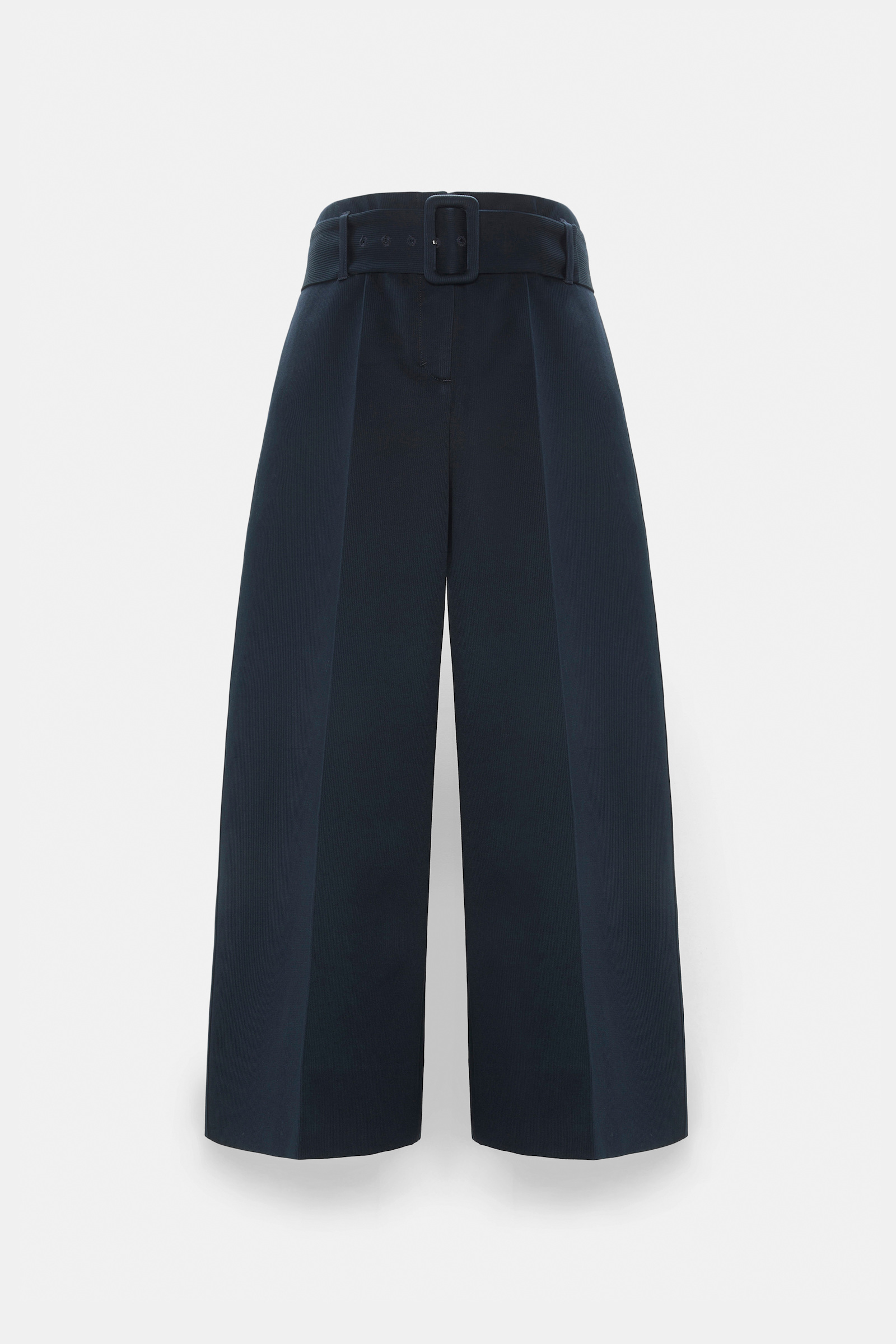 Dorothee Schumacher High-waisted cotton culottes dark navy