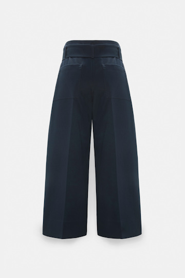 Dorothee Schumacher High-waisted cotton culottes dark navy