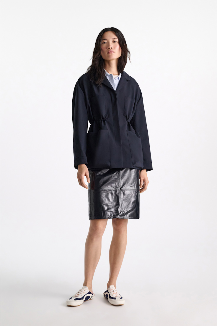 Dorothee Schumacher Wool field jacket dark navy