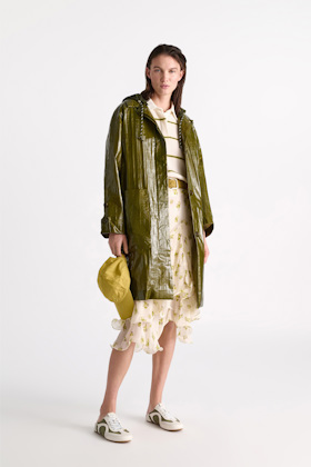 Dorothee Schumacher Patent coat seaweed