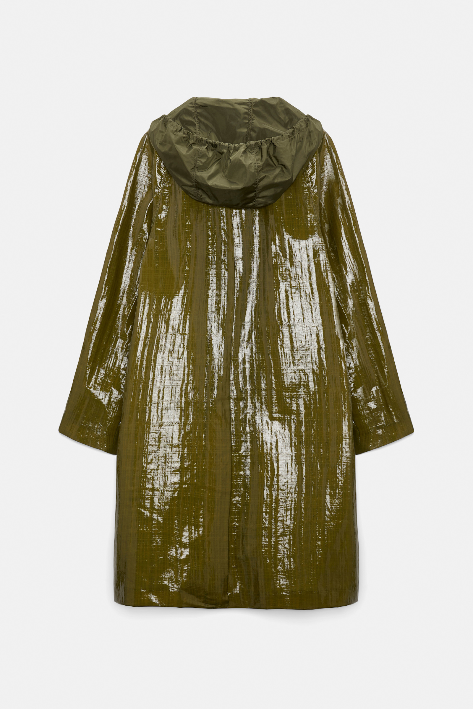 Dorothee Schumacher Patent coat seaweed