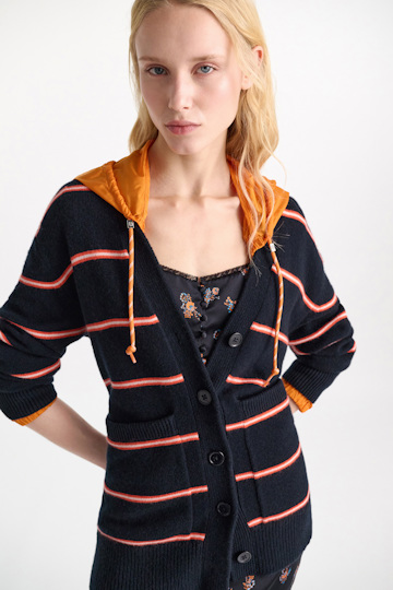 Dorothee Schumacher Hooded shrug orange