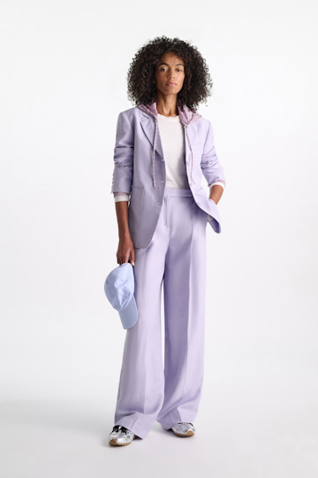 Dorothee Schumacher Hooded shrug crocus