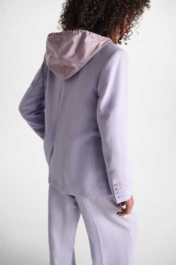 Dorothee Schumacher Hooded shrug crocus