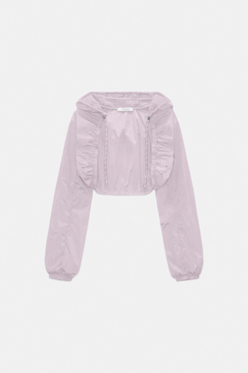 Dorothee Schumacher Hooded shrug crocus