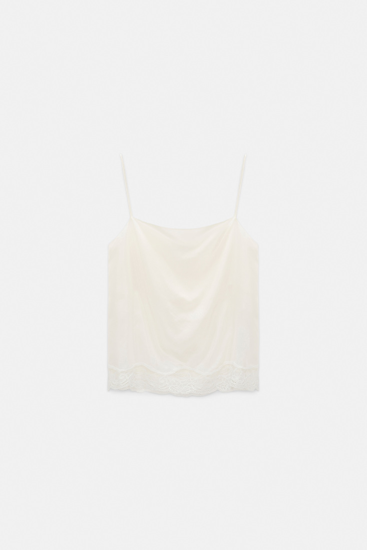 Dorothee Schumacher Gedoppeltes Lingerie-Top aus Seiden-Habotai camellia white