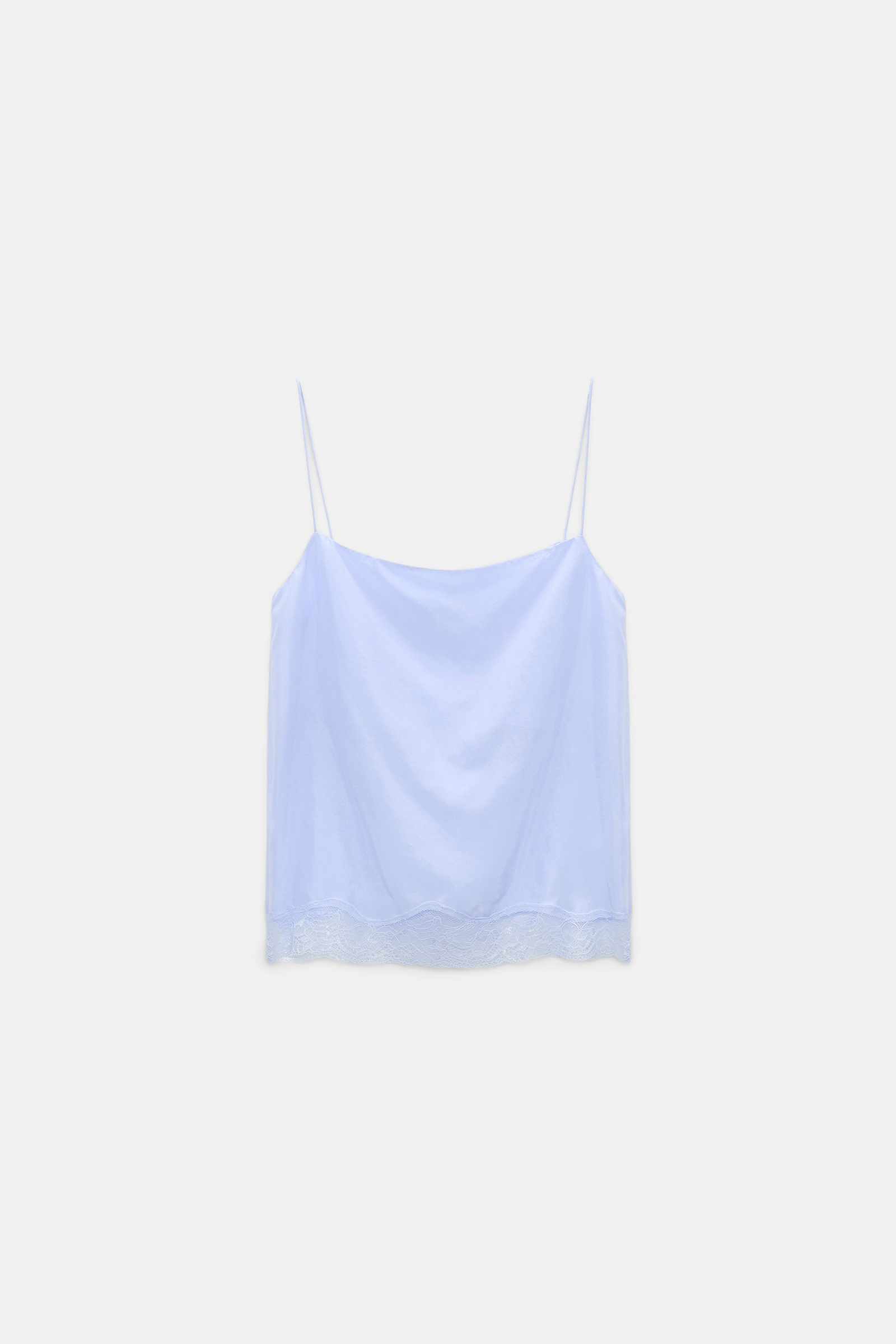 Dorothee Schumacher Gedoppeltes Lingerie-Top aus Seiden-Habotai icy sky