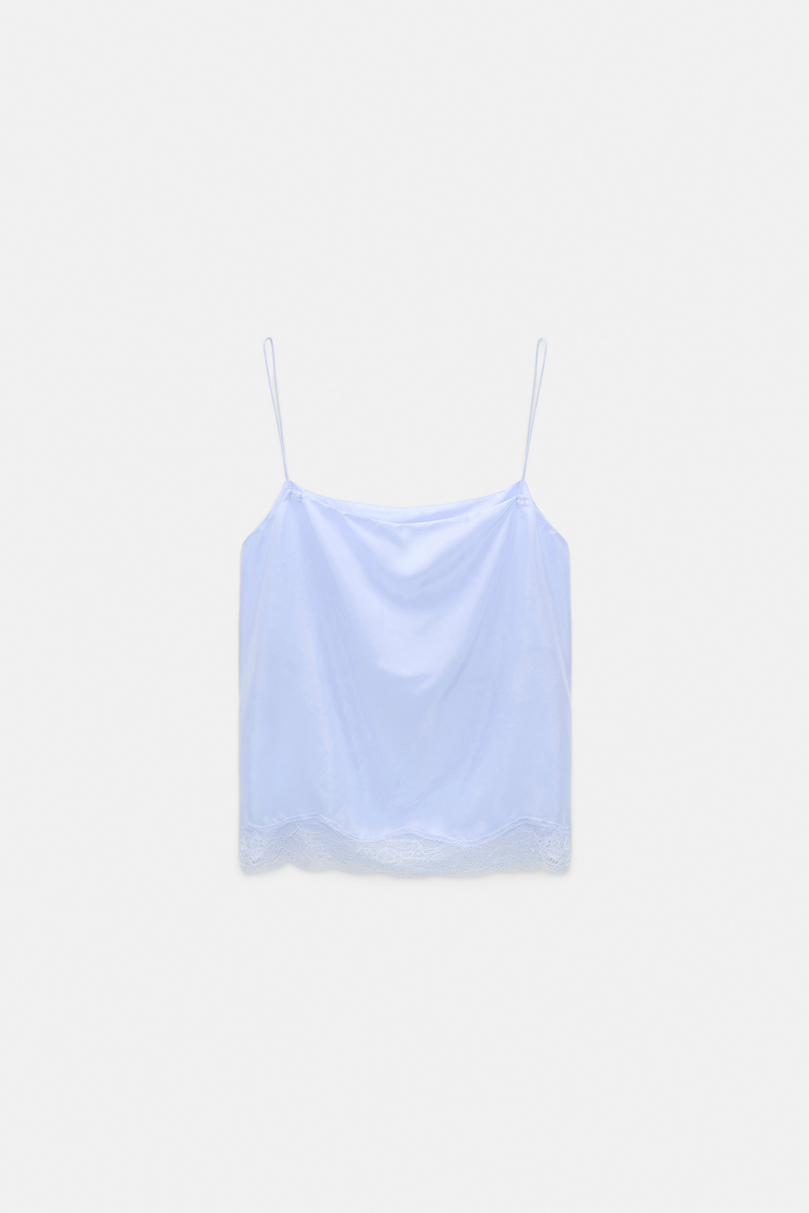 Dorothee Schumacher Gedoppeltes Lingerie-Top aus Seiden-Habotai icy sky