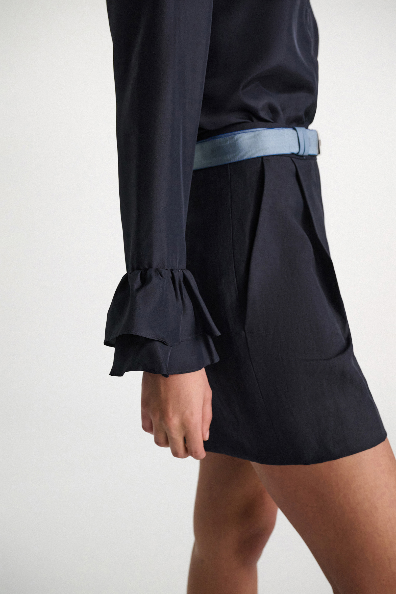 Dorothee Schumacher Hemdbluse aus Seiden-Habotai dark navy