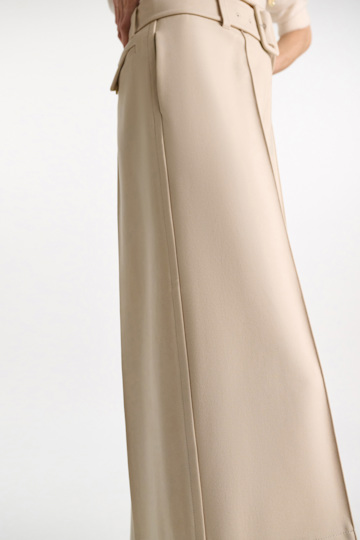 Dorothee Schumacher High-waisted culottes in Punto Milano soft sand