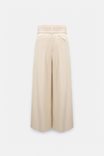 Dorothee Schumacher High-waisted culottes in Punto Milano soft sand