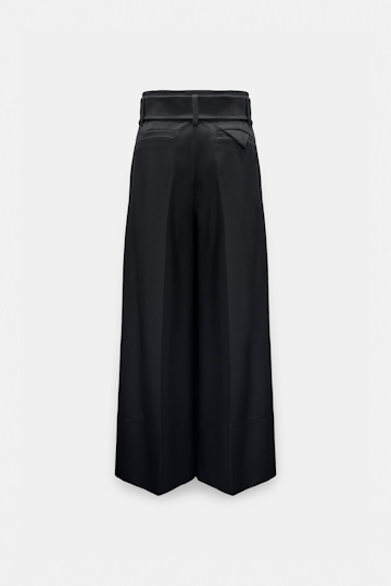 Dorothee Schumacher High-waisted culottes in Punto Milano dark navy