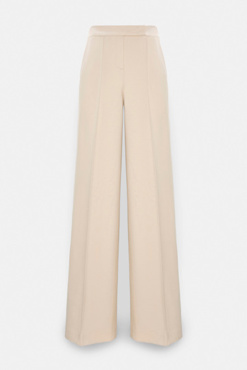 Dorothee Schumacher Wide leg pants in Punto Milano soft sand