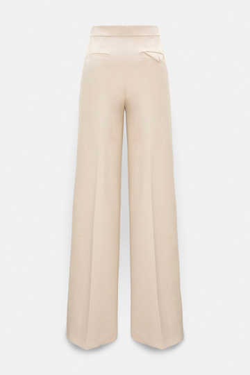 Dorothee Schumacher Wide leg pants in Punto Milano soft sand