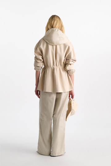 Dorothee Schumacher Field jacket in Punto Milano soft sand