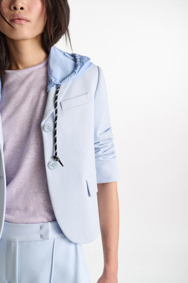 Dorothee Schumacher Mini-Blazer aus Punto Milano ice sky