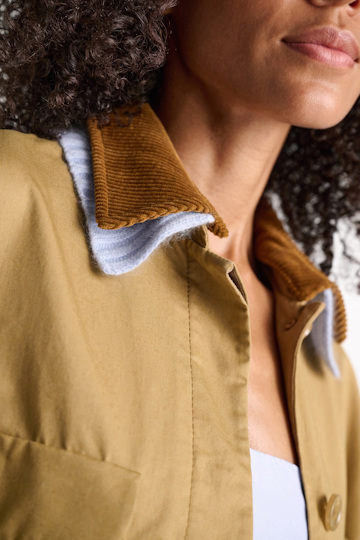 Dorothee Schumacher Cotton field jacket desert