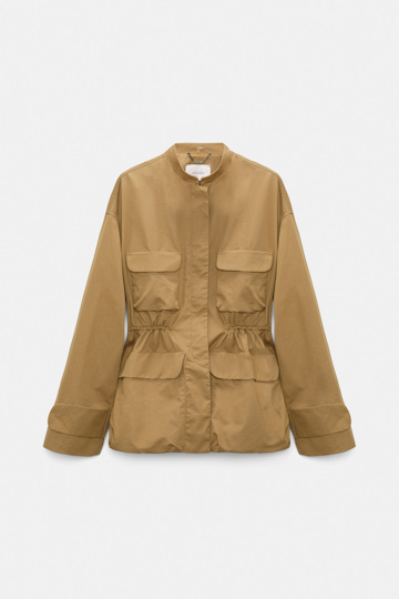 Dorothee Schumacher Cotton field jacket desert