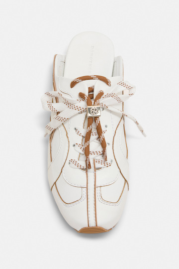Dorothee Schumacher Sneaker-style mules camellia white