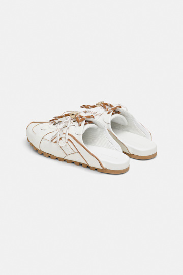 Dorothee Schumacher Sneaker-style mules camellia white