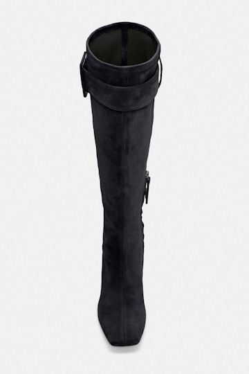 Dorothee Schumacher Stretch calf suede boots midnight blue