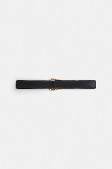 Dorothee Schumacher Waxed suede belt midnight blue