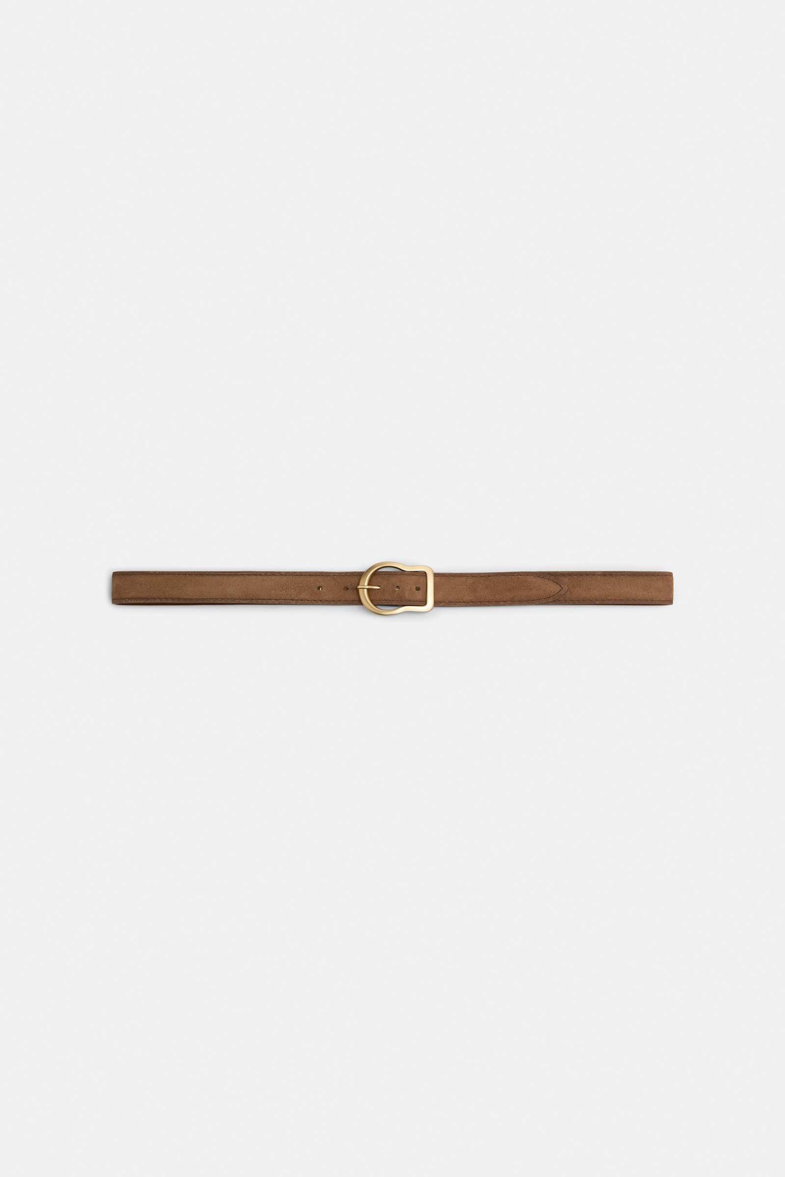 Dorothee Schumacher Gürtel aus Kalbsveloursleder buckwheat