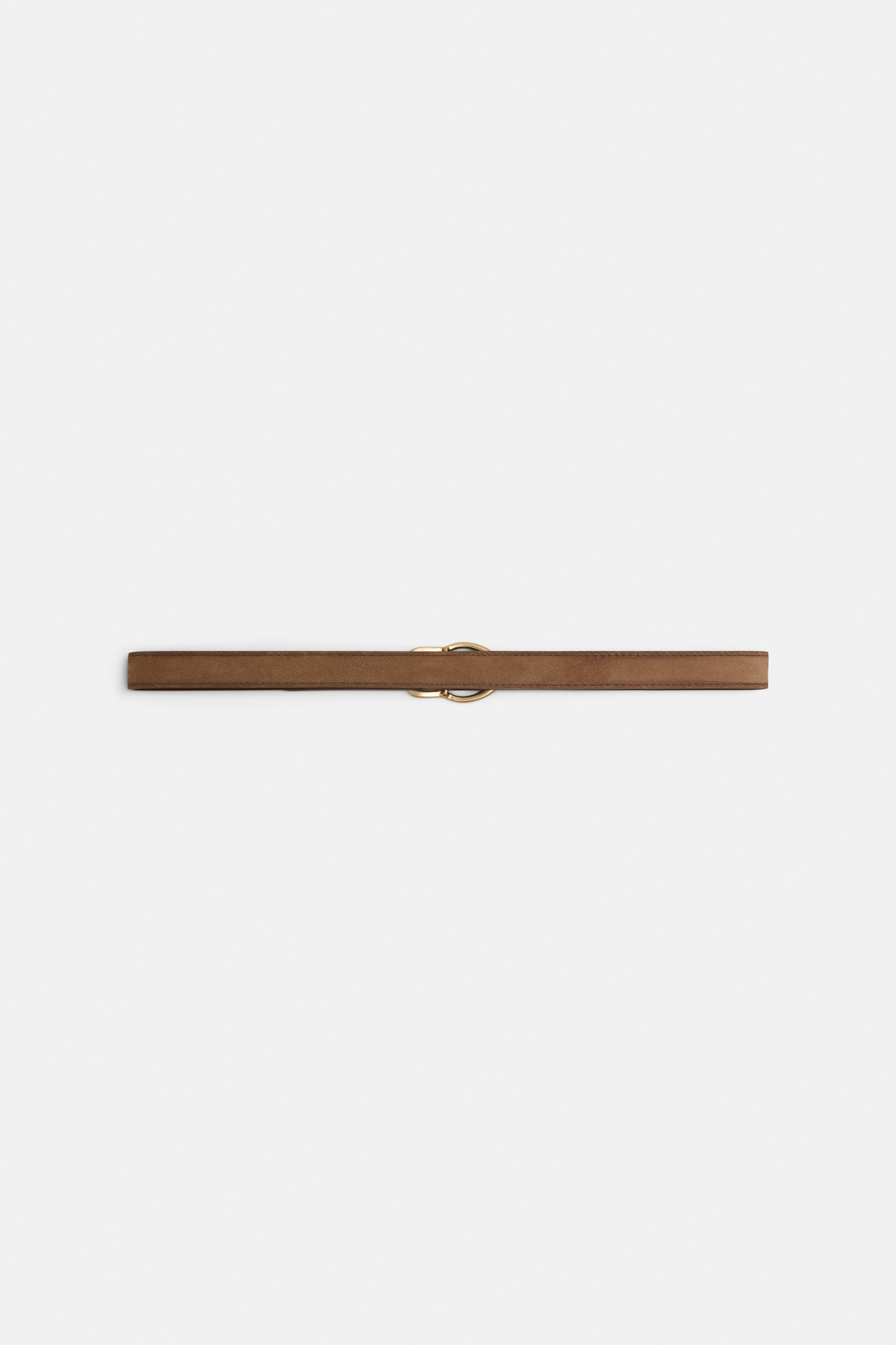 Dorothee Schumacher Gürtel aus Kalbsveloursleder buckwheat