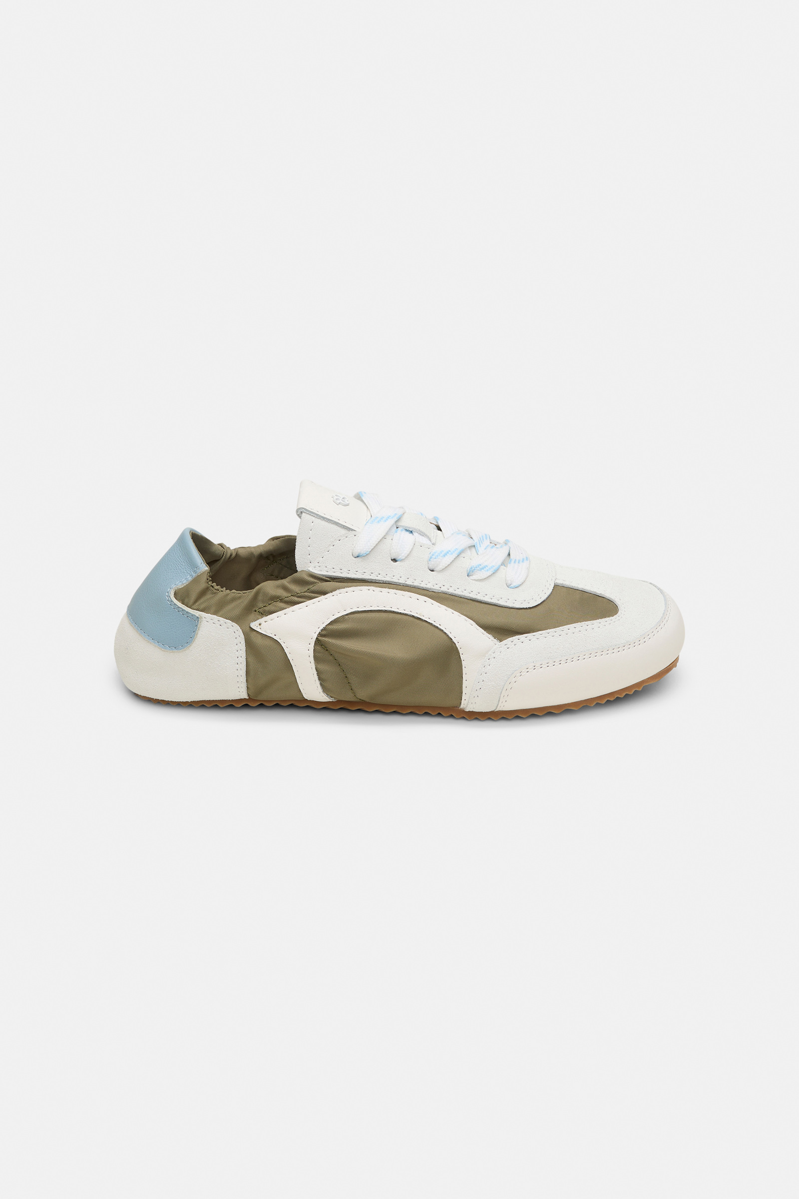 Dorothee Schumacher Elastische Sneakers khaki combo